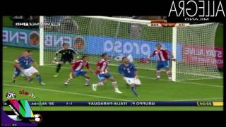 ITALIA - PARAGUAY 1-1 - SINTESI GOL HIGHLIGHTS - MONDIALI SOUTH AFRICA 2010