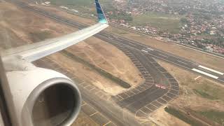 Garuda Indonesia Boeing 737-800 GA724 Take-off from Jakarta