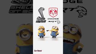 Shelby Mustang Gt500 VS Dodge hellcat SRT minion styl#foryou #funny #status #trending #asmr #tiktok