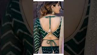 35+Trending Blouse Necklines in 2024. Celebrity Blouse Designs #shorts #ytshorts #trending