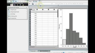 Histogram i Nspire - helt observationssæt