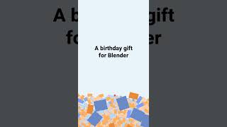 On January 2nd Blender turns 30! Celebrate the freedom to create with a donation on fund.blender.org