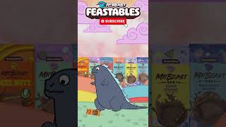 🍫👶🏻🦖  Baby Mr.BEAST VS GODZILLA  🍫 Feastables Chocolate ! 😅 Animation #GiGi.Studios #Feastables