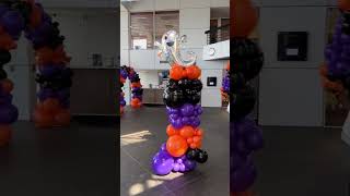 Spooky decor #eliscreations #halloween #spooky #airport #balloons #smallbusiness #fyp #foryou #diy