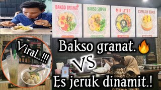 Nyobain..!!! yang lagi viral bakso granat mas azis