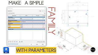 How to create a family with parameters in Revit