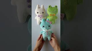 Handmade Plush Toys #sewingprojects #cute