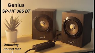 Genius SP-HF 385 BT Unboxing and sound test