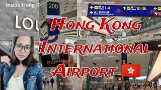 Walking Tour inside HONG KONG 🇭🇰 INTERNATIONAL AIRPORT Terminal 1 to Gate 208 #travel #explore