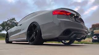 Nardo 2014 Audi RS5 Revving Outside Car