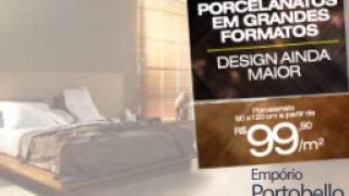 Porcelanato em grandes formatos - Portobello