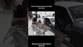 1967 Mustang Door Repair Before And After - #sponsored eBay Motors #shorts