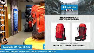 Columbia Live Selling at Mall of Asia