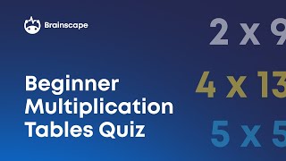 Beginner Quiz: Learn your Multiplication Tables of 1 to 6 FAST