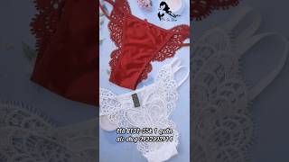 Quần lót satin lụa bóng phối ren bướm 2 dây mã 8131| 0932003914 #heesushop #satin #underwear #lace