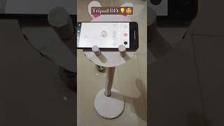 Tripod DIY 😍 Mobile Stand😮 #crafteraashna #mobilestand #tripod #shorts #short #trending #viralvideo