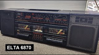 Elta 6870  - Pt1 - A German Boombox from the 80's