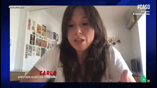 Carla, afectada por un alquiler temporal: "Necesitamos una estabilidad vital" - El Intermedio