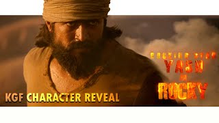 KGF Chapter 1 | Character Reveal | Rocking Star Yash Tribute | Prashanth Neel | Hombale Films