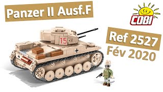 Cobi Test #02 : Panzer II 2527 (Speed Review FR 2020, compatible Lego WW2)