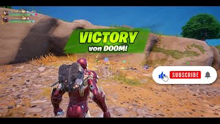 Dr Doom X Iron Man Mark 45 VICTORY VON DOOM! | Fortnite Chapter 5 Season 4 | 1440P