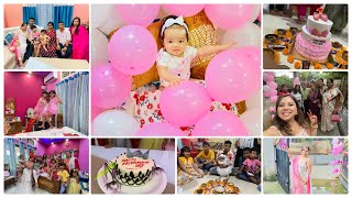 Alina’s 7th month birthday with Mama bhat celebration 🎉 | Celebrated Friendship Day 💕 #familyvlog