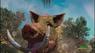 Me vs All Monstrous Animals In Slow Motion (Far Cry New Dawn)