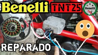 ⚡COMO resolver problema NO carga Batería Benelli TNT 25  250cc.⚡