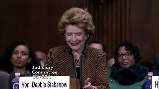 Senator Stabenow Introduces Judge Jonathan J.C. Grey in Senate Judiciary Committee Hearing