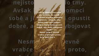 ,,Lidé se obávají neznáma...." 🤔 #motivace #inspirace #seberozvoj #osobnirozvoj #mindset #harmonie