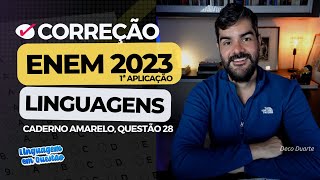 ENEM 2023 1ª aplicação: "Carta aberta à população" (H3 | Função social | Caderno amarelo, 28)