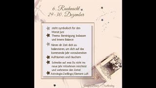 6. Rauhnacht 29.- 30.12.21