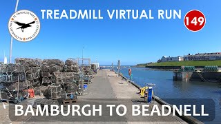 Treadmill Virtual Run 149: Bamburgh to Beadnell | St. Oswald's Way 4/16