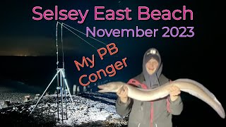 Fishing Selsey East Beach November 2023