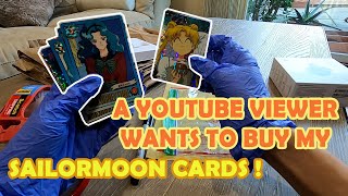 A YOUTUBE VIEWER WANTS TO BUY MY SAILORMOON CARDS!