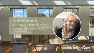 Carolyn Barker funeral service