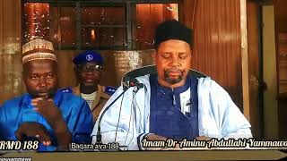 Rmd Tafsir dga masllacin GRA katsina Suratun Baqara ayata 188 25/3/2024 Tareda Imam Dr Aminu Yammawa