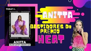 ANITTA DÁ ENTREVISTA NOS BASTIDORES DO PREMIO HEAT