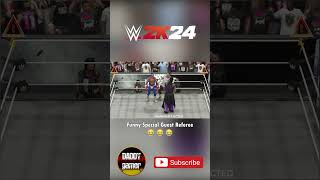 Eddie Guerrero Funny Special Guest Referee 😂😂😂 #wwe2k24