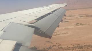 Mahan Air A300-600 Landing at Kerman Airport with a Deflated Tire