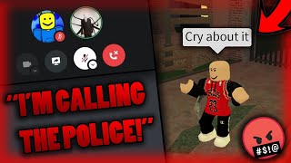 MIC UP with MM2 TOXIC KID *HE CALLED THE POLICE!!* | ROBLOX TROLLING!