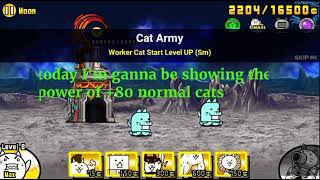 The Battle Cats ~ Chapter 3 ITF moon with ONLY BASIC CATS ~