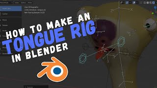 How to make a tongue rig in blender