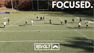 Focused Retreat (REVOLT) - Black vs. White Football Game | Roofing.com