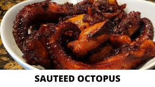 HOW TO COOK SAUTEED OCTOPUS