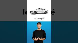 5 types of car in french #speak_french #learn_french #shorts