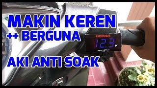 Cara Pasang Voltmeter Supra X 125 Helm-in | Bisa Semua Motor