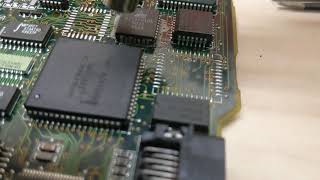 Removing PLCC Flash Chip from PCB with ChipQuik & Hot Air