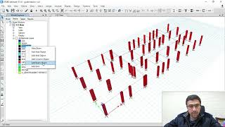 عمل مودلنج لمبني دورين ب etabs