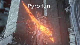 Dark Souls 3 pyromancy fun.